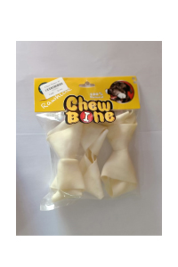 Chew Bone Knotted Rawhide  3 Pieces (L)